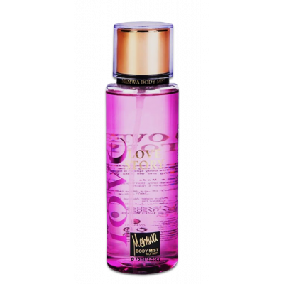 MEMWA BODY MIST LOVE STORY — BODY & HAIR MIST FOR WOMEN 75 ML / 2.53 FL OZ MEMWA BODY MIST LOVE STORY — BODY & HAIR MIST FOR WOMEN 75 ML / 2.53 FL OZ